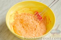 Фото приготовления рецепта: Морковный рулет с мясным фаршем и сливочным сыром - шаг №7