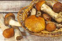 Фото приготовления рецепта: Закуска из лесных грибов, сладкого перца, моркови и лука (на зиму) - шаг №2