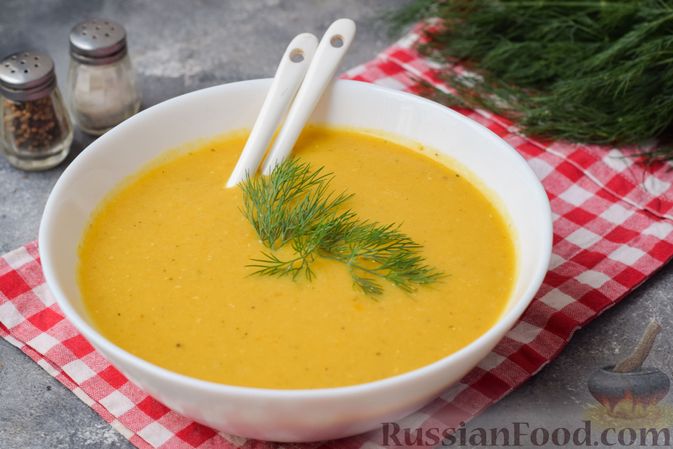 Ингредиенты для морковного супа