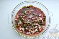 Фото приготовления рецепта: Долма с рыбным фаршем и гречкой, в томатном соусе - шаг №13