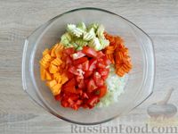 Фото приготовления рецепта: Рис с кабачками, тыквой, помидорами и сладким перцем (в духовке) - шаг №9