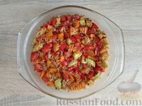 Фото приготовления рецепта: Рис с кабачками, тыквой, помидорами и сладким перцем (в духовке) - шаг №14