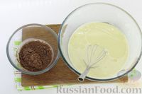 Фото приготовления рецепта: Полосатые блины на молоке - шаг №4