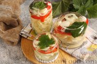 Фото приготовления рецепта: Маринованная цветная капуста с болгарским перцем (на зиму) - шаг №9