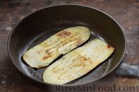 Фото приготовления рецепта: Рулетики из баклажанов, фаршированные рисом и овощами (в духовке) - шаг №10