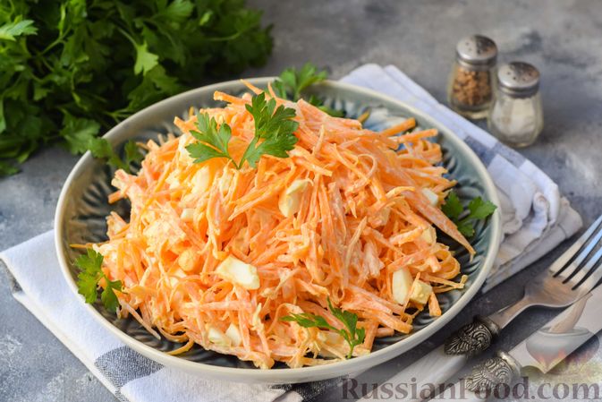Салат из сырой тыквы и моркови