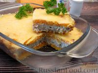 Фото к рецепту: Запеканка из тыквы с фаршем и сыром