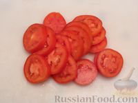 Фото приготовления рецепта: Киш с цветной капустой, бужениной, сладким перцем и помидорами - шаг №11
