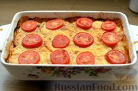 Фото приготовления рецепта: Картофельная запеканка с фаршем, помидорами и сыром - шаг №13