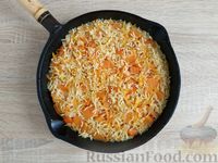 Фото приготовления рецепта: Рис с тыквой (в сковороде) - шаг №10