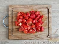 Фото приготовления рецепта: Запеканка из цветной капусты с куриным фаршем и помидорами - шаг №10