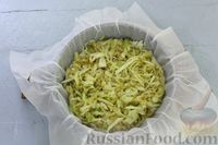 Фото приготовления рецепта: Заливной пирог с капустой, на кефире - шаг №10