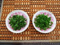 Фото приготовления рецепта: Салат из капусты с морковью и луком, по-корейски - шаг №7