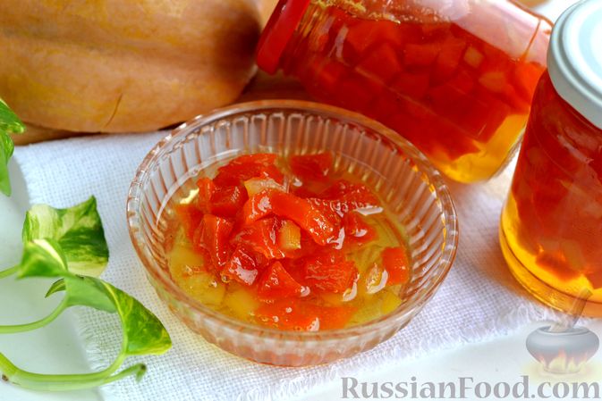 Варенье из тыквы с апельсином, пошаговый рецепт на ккал, фото, ингредиенты - Солнце