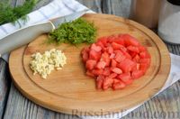 Фото приготовления рецепта: Куриное филе, тушенное с цветной капустой и помидорами - шаг №9
