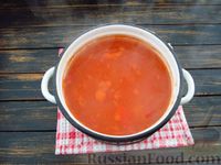 Фото приготовления рецепта: Постный суп из лечо и картошки - шаг №9