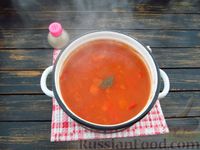 Фото приготовления рецепта: Постный суп из лечо и картошки - шаг №10