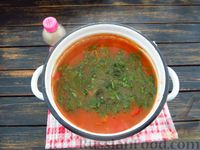 Фото приготовления рецепта: Постный суп из лечо и картошки - шаг №11