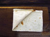 Фото приготовления рецепта: Пирожки из лаваша с капустой (на сковороде) - шаг №11