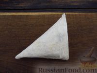 Фото приготовления рецепта: Пирожки из лаваша с капустой (на сковороде) - шаг №16