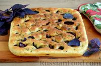 Фото приготовления рецепта: Картофельная фокачча с вялеными помидорами и маслинами - шаг №16