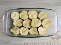 Фото приготовления рецепта: Картофель, запечённый с салом и грибами - шаг №5