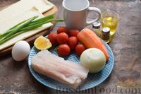 Фото приготовления рецепта: Открытые слойки с рыбой, морковью и помидорами черри - шаг №1