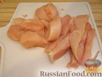 Фото приготовления рецепта: Куриное филе, запеченное в картофельном кляре - шаг №1