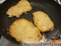 Фото приготовления рецепта: Куриное филе, запеченное в картофельном кляре - шаг №9