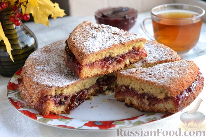 Цветаевский пирог с клубникой - пошаговый рецепт с фото