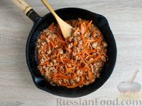 Фото приготовления рецепта: Булгур с фаршем, на сковороде - шаг №9