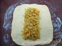 Фото приготовления рецепта: Закрытый дрожжевой пирог с капустой - шаг №20