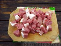 Фото приготовления рецепта: Колбаски из мясного фарша с картошкой, запечённые в фольге - шаг №2