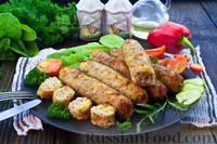 Фото приготовления рецепта: Колбаски из мясного фарша с картошкой, запечённые в фольге - шаг №19