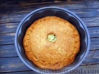 Фото приготовления рецепта: Постный пирог с картошкой - шаг №21