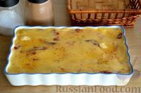 Фото приготовления рецепта: Кукурузная каша, запечённая с сыром и вялеными томатами - шаг №7