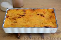 Фото приготовления рецепта: Кукурузная каша, запечённая с сыром и вялеными томатами - шаг №8