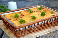 Фото приготовления рецепта: Кукурузная каша, запечённая с сыром и вялеными томатами - шаг №11