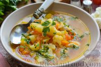 Фото приготовления рецепта: Куриный суп с цветной капустой - шаг №11