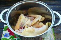 Фото приготовления рецепта: Рыбные зразы с зелёным горошком и грибами - шаг №16