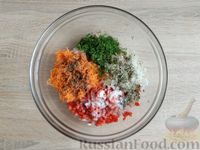 Фото приготовления рецепта: Котлеты из индейки с овощами (на пару) - шаг №8