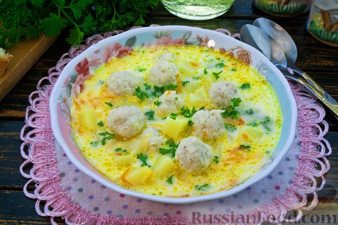 Суп с фрикадельками и сыром - пошаговый рецепт с фото на конференц-зал-самара.рф