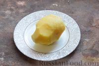 Фото приготовления рецепта: Скумбрия, запечённая с отварным картофелем, грибами и сыром - шаг №2