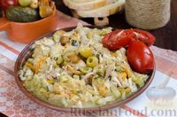 Фото к рецепту: Солянка "Орловская" с квашеной капустой, курицей, оливками и опятами