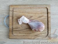 Фото приготовления рецепта: Куриные голени, запечённые в беконе - шаг №2