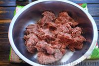 Фото приготовления рецепта: Люля-кебаб "Дедушкины усы" (из говядины), на сковороде - шаг №3