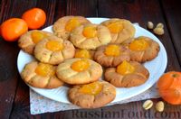 Фото приготовления рецепта: Песочное печенье с фисташками, цедрой и мандариновым кремом - шаг №19