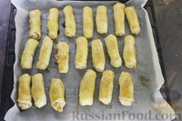 Фото приготовления рецепта: Трубочки из вытяжного теста, с яблоками и корицей - шаг №15