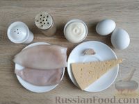 Фото приготовления рецепта: Салат из кальмаров, яиц и сыра - шаг №1