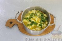 Фото приготовления рецепта: Куриный суп с клёцками - шаг №13